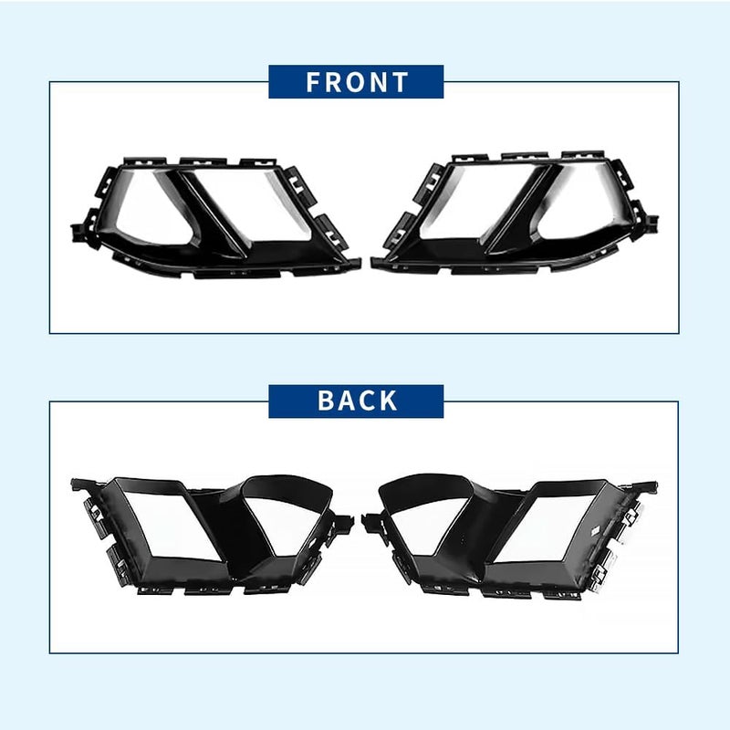 XPHAZZ Front Bumper Air Duct Compatible with 2021-2025 M3 M4 model Splitter MP-Style ABS (G80 G82 G83, Gloss-Black) - Image 5